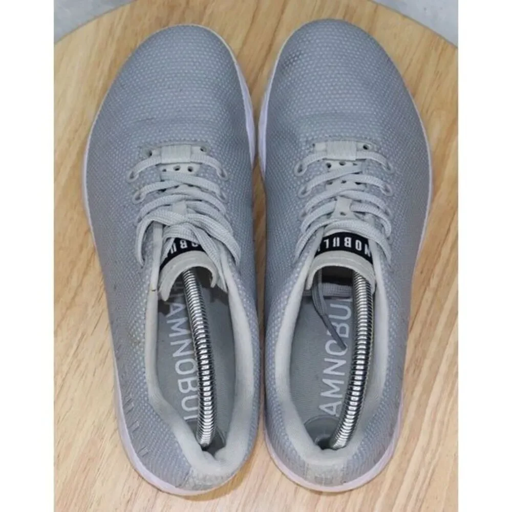 Nobull Unisex Trainer Gray Casual Shoes Sneakers Size M 7.5 W 9‎